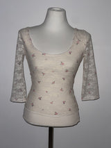 Vintage Rosy Lace T