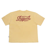 N.W.D Script T-Shirt_Yellow