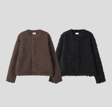 [Unisex] アルパカファーカーディガン(2color)