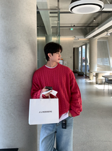 Glife Semi Overfit Round Knit