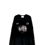 USA dirty painting long sleeve