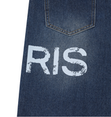 NOKIN SIDE DIRTY LOGO DENIM BANDING PANTS UNISEX