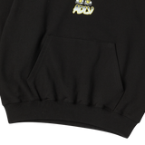25SS HEART ALIEN HOODIE BLACK