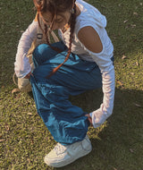 レックサイドシャーリングパラシュートパンツ