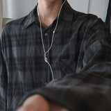ASCLO Joy Over Dyeing Check Shirt (2color)