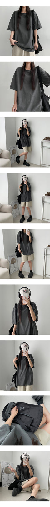 Lehe Pigment Daily Boxy Short Sleeve T-shirt