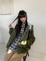 カンパブチェックオーバー長袖シャツ