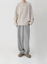 [Premium] Snow Puff Round Cardigan