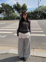 Ate Round Knit Cardigan