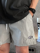 Lookグラフィティパッチバンディングワシャナイロンショーツ