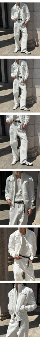 [4SEASON] Formal basic denim pants(3color)