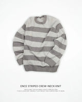 [ORIGINAL] Ence Striped Crew-Neck Knit