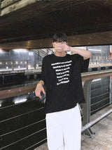 ビッグレタリングオーバーTシャツ