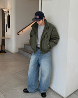 Snap Crop Aviator Jumper