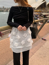 [MADE] Roel le Off-Shoulder Shirring T-shirt