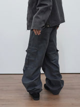 Military incision line cargo pants 4C