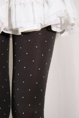 ash brown sugar dot tights