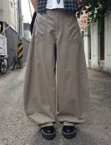 Sto shirring pocket balloon wide pants