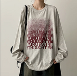 NT グラディエントノイズプリンティド長袖Tシャツ