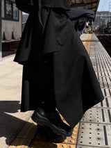 DIAGONAL WRAP SKIRT