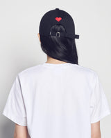 25FW LOVE ADLV COTTON BALL CAP BLACK