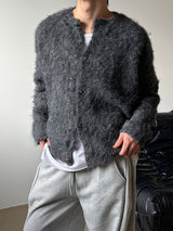 [Unisex] Cash mohair crop cardigan(2color)