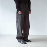 divide leopard denim