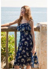 Blossom Dress Navy