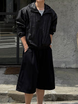 Even Three-Tuck Bermuda Pants