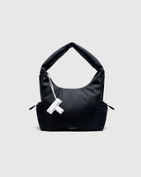SHOULDER BAG BLACK L  | TAG K SILVER (FREE)