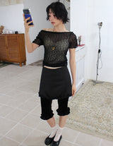 WAVE BOAT-NECK TOP