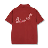 Bluesunflowerビンテージフットボールピケシャツ