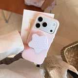 ピンク スター マグネティック iPhone ケース