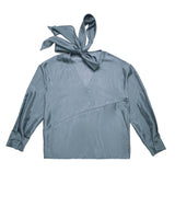 DRAPE SCARF BLOUSE