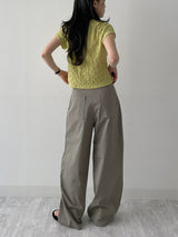 Embossed Wrinkle Short Sleeve T-shirt