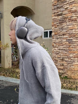 ツータックデニムバルーンパンツ　2色
