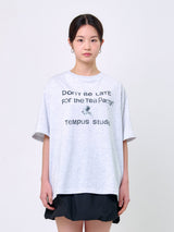 MAD HATTER T-SHIRT (RELAXED FIT)_White Melange