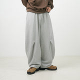 Wave tuck balloon pants 2color