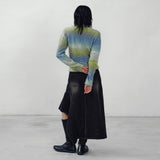 Midnight gradation cardigan