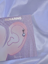 All surgical steel heart cubic piercing