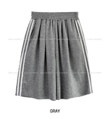 track wide Bermuda sweatpants