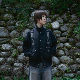 Heritage nylon work jacket / Dark navy