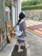 ribbon pocket cardigan