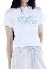 Fakiii Glossy Balloon T-Shirt_WHITE