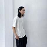 Collarless Henley Tee