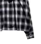 Philly loose fit checked hoodie jacket