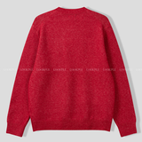  All Day Fire Wool Blend Round Knit