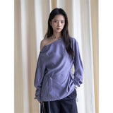 Asymmetrical Button Tie-Waist Shirt