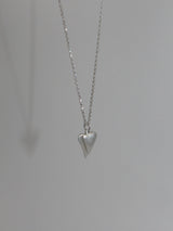 【MADE】 double heart necklace (65cm)