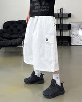 Aver Eyelet Cargo Bermuda Pants